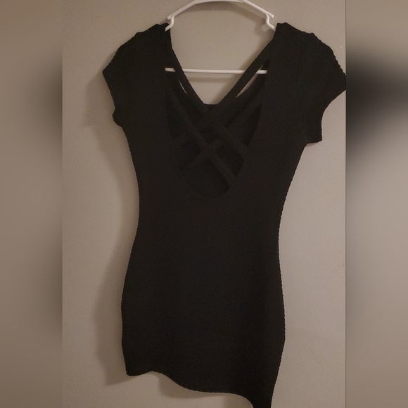 Black DIVIDED H&M Strappy Back Mini Dress - Picture 4 of 10